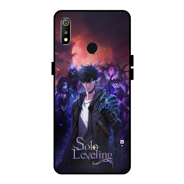 Jinwoo With Knights Metal Back Case for Realme 3