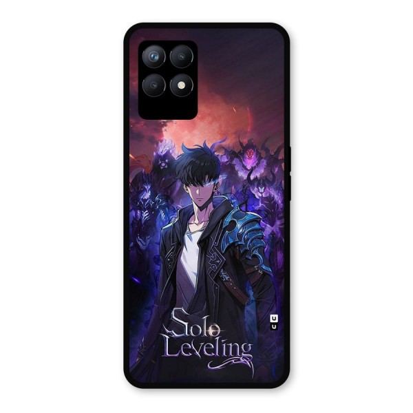 Jinwoo With Knights Metal Back Case for Realme 8i