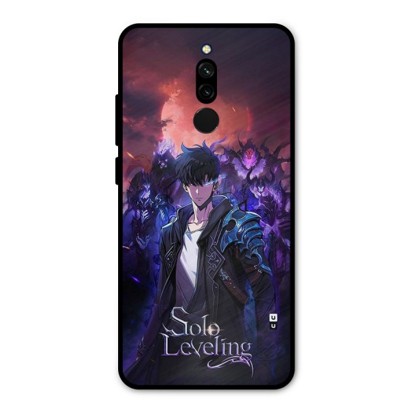 Jinwoo With Knights Metal Back Case for Redmi 8