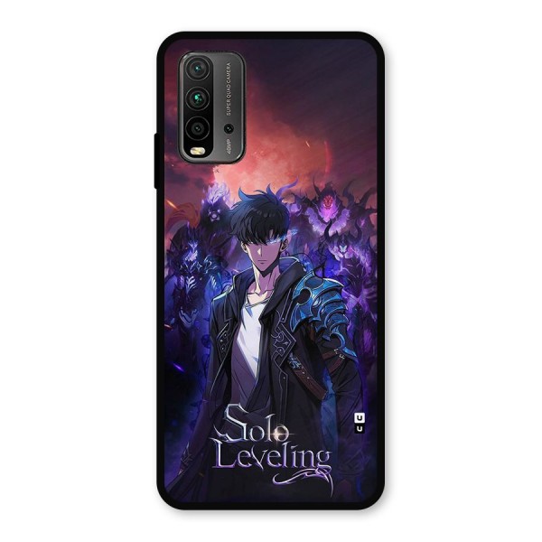 Jinwoo With Knights Metal Back Case for Redmi 9 Power