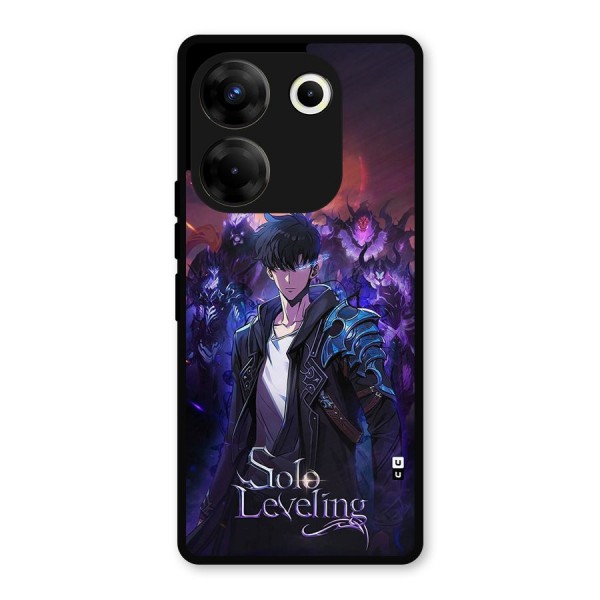 Jinwoo With Knights Metal Back Case for Tecno Camon 20