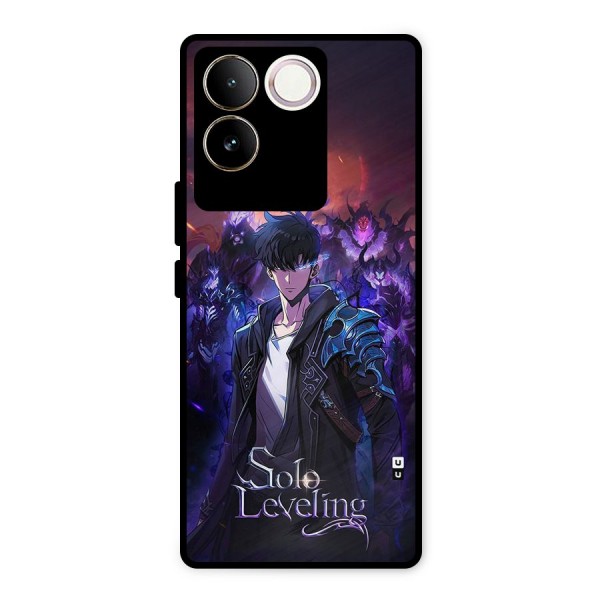 Jinwoo With Knights Metal Back Case for Vivo T2 Pro