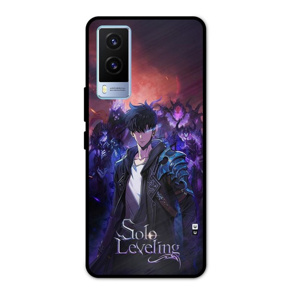 Jinwoo With Knights Metal Back Case for Vivo V21e 5G