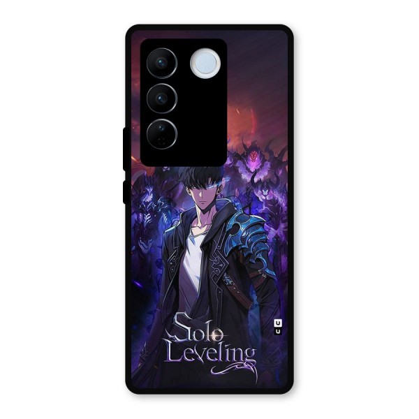 Jinwoo With Knights Metal Back Case for Vivo V27