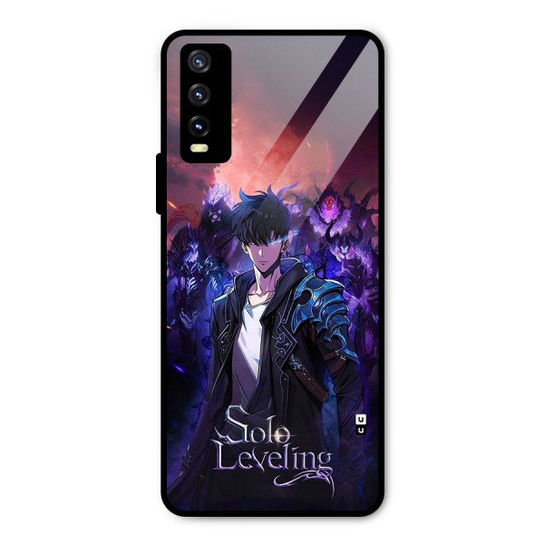 Jinwoo With Knights Metal Back Case for Vivo Y20 2021