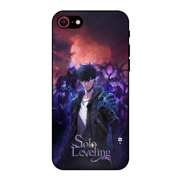 Jinwoo With Knights Metal Back Case for iPhone SE 2020