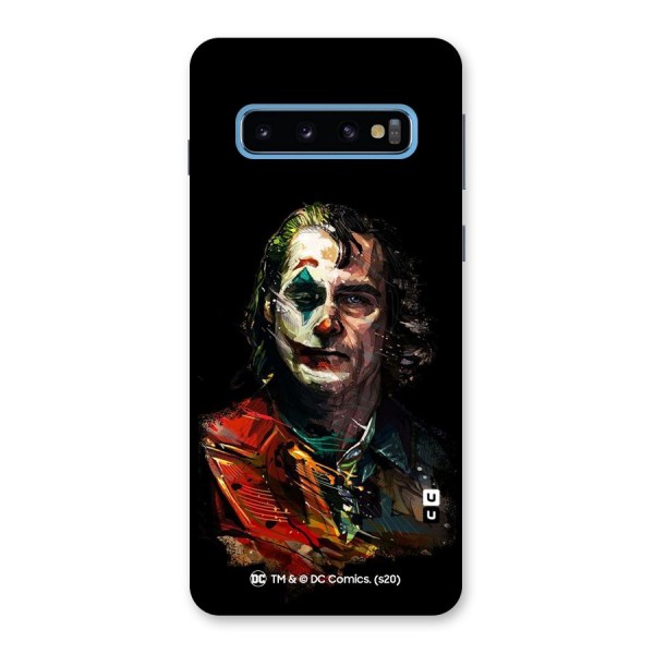 Joker Digital Art Glass Back Case for Galaxy S10