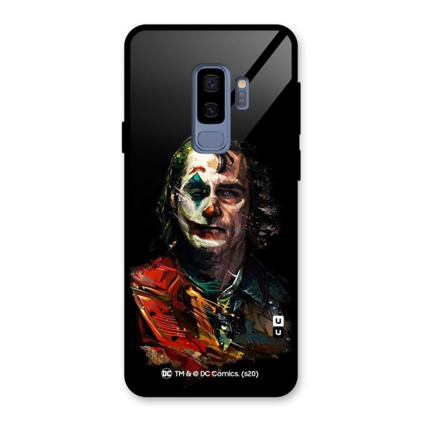 Joker Digital Art Glass Back Case for Galaxy S9 Plus