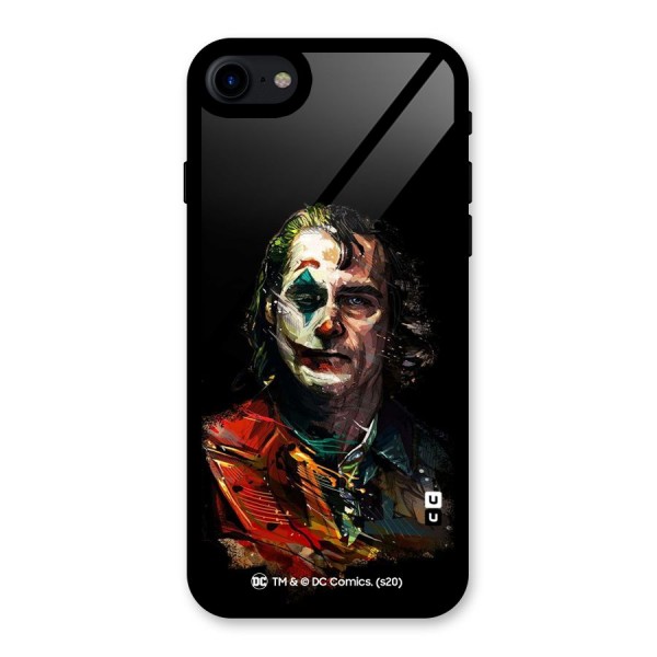 Joker Digital Art Glass Back Case for iPhone SE 2020