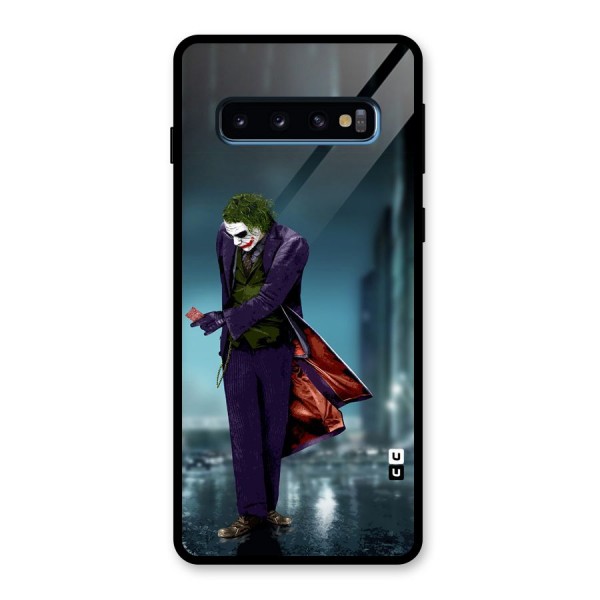 Joker in Style Glass Back Case for Galaxy S10