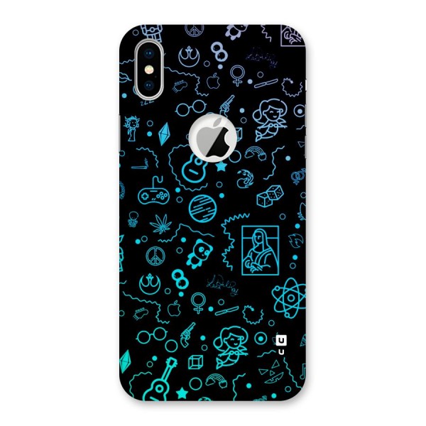 Joy Art Back Case for iPhone XS Logo Cut