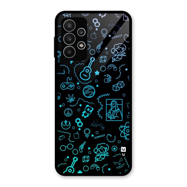 Joy Art Glass Back Case for Galaxy A23