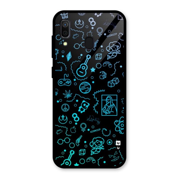 Joy Art Glass Back Case for Galaxy A30