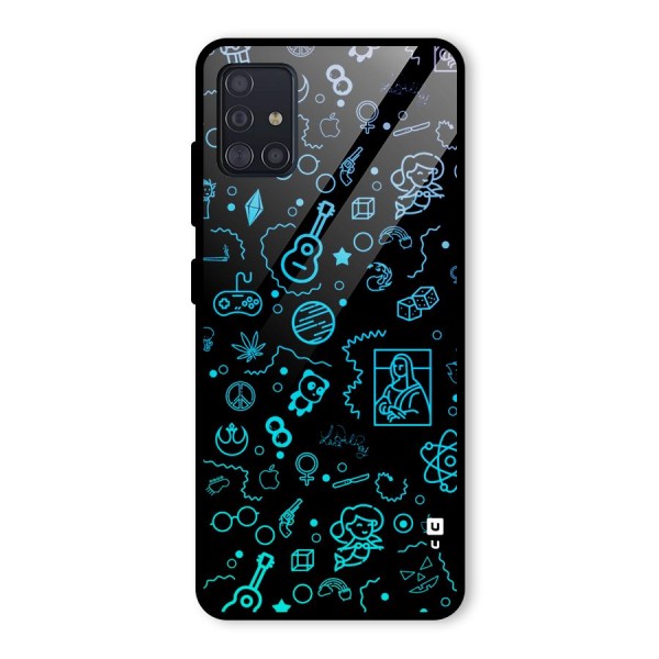 Joy Art Glass Back Case for Galaxy A51