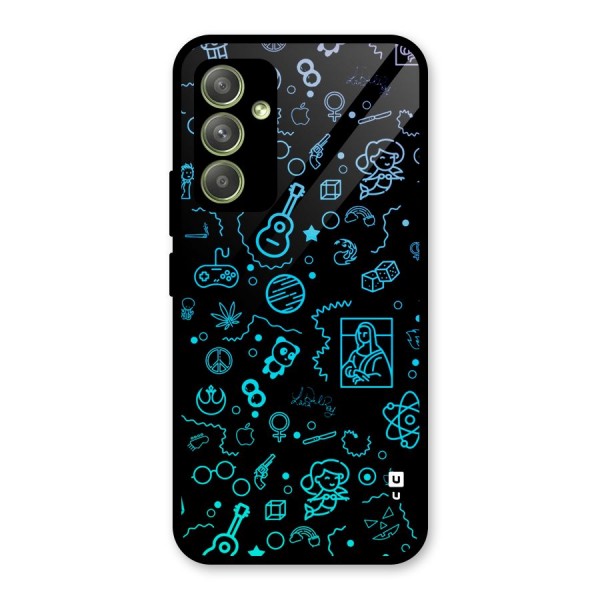 Joy Art Glass Back Case for Galaxy A54