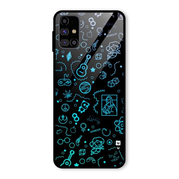 Joy Art Glass Back Case for Galaxy M31s