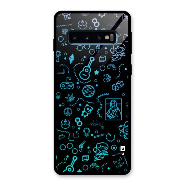 Joy Art Glass Back Case for Galaxy S10