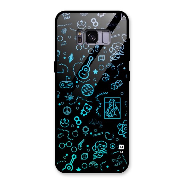 Joy Art Glass Back Case for Galaxy S8