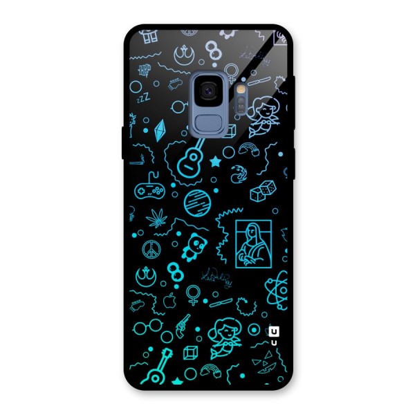 Joy Art Glass Back Case for Galaxy S9