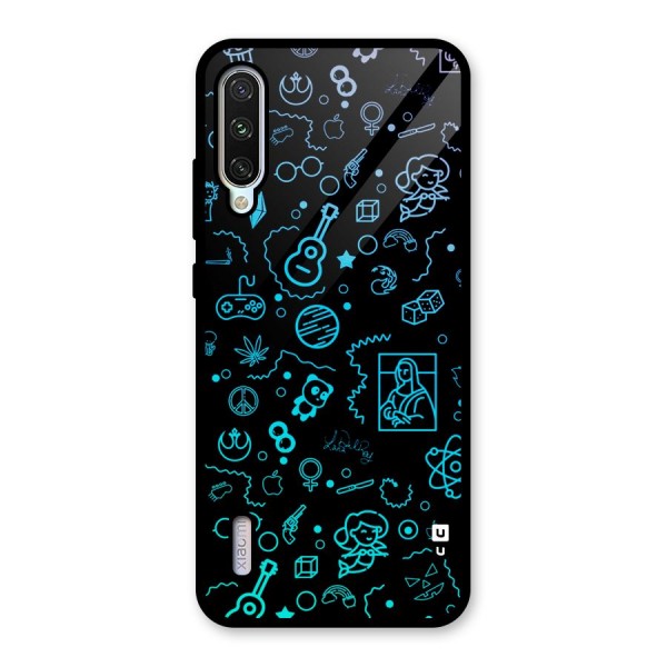 Joy Art Glass Back Case for Mi A3