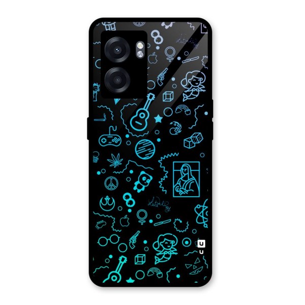 Joy Art Glass Back Case for Oppo K10 (5G)