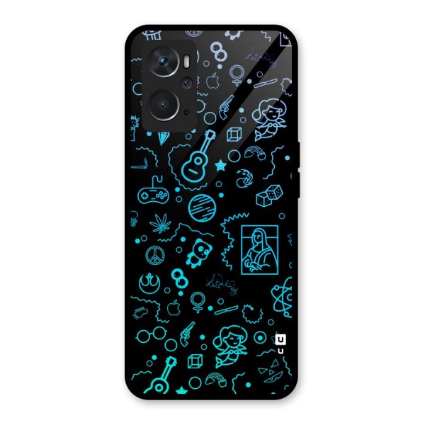 Joy Art Glass Back Case for Oppo K10 4G