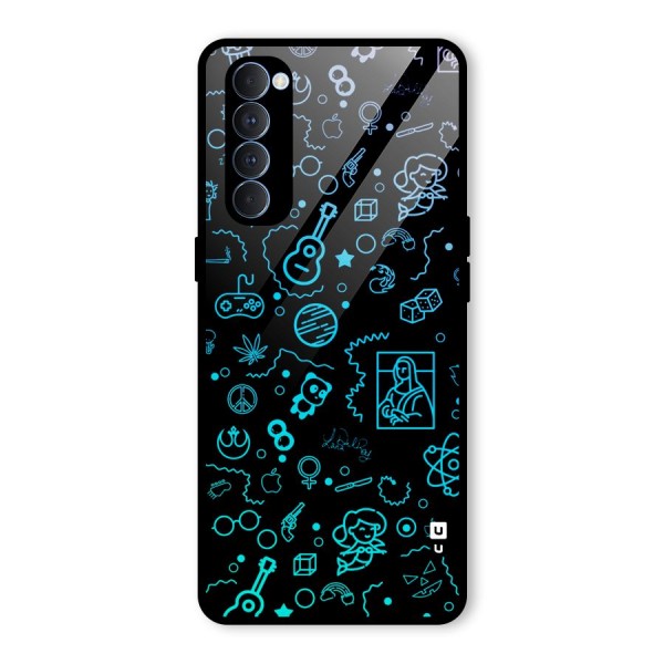 Joy Art Glass Back Case for Oppo Reno4 Pro