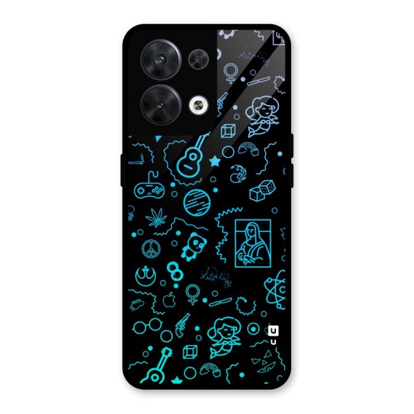 Joy Art Glass Back Case for Oppo Reno8 5G