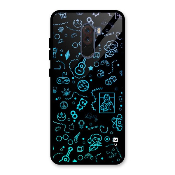 Joy Art Glass Back Case for Poco F1