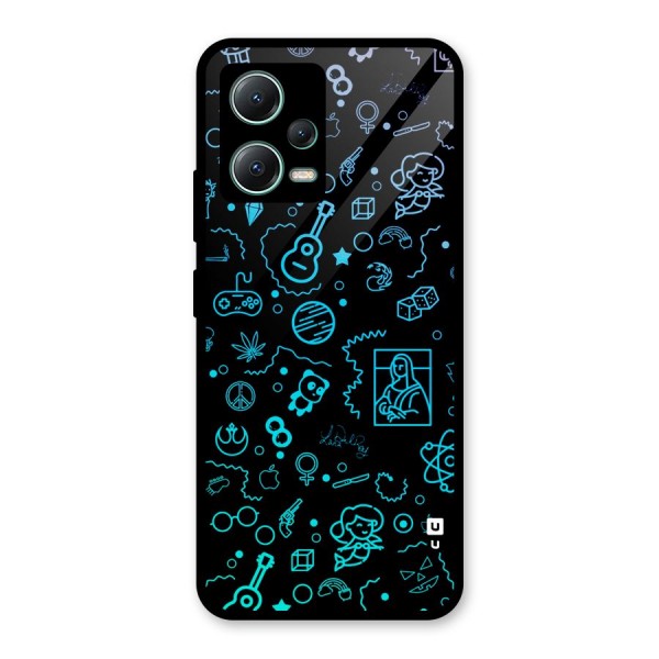 Joy Art Glass Back Case for Poco X5