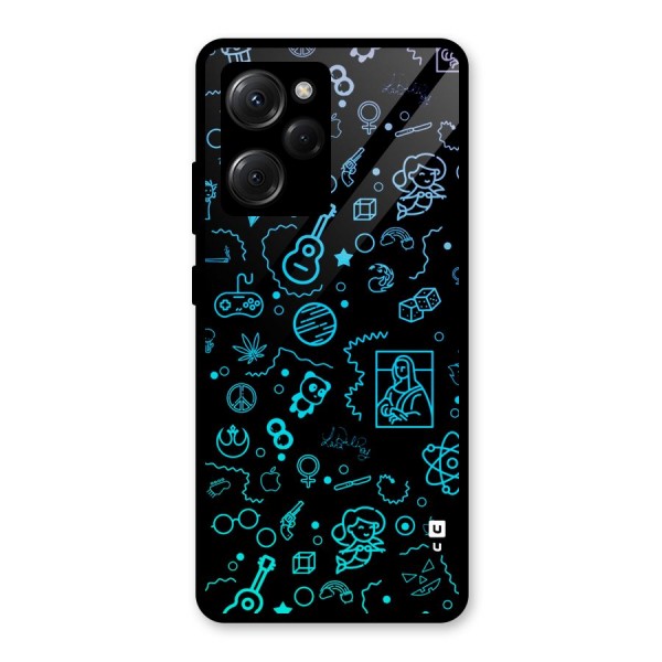 Joy Art Glass Back Case for Poco X5 Pro