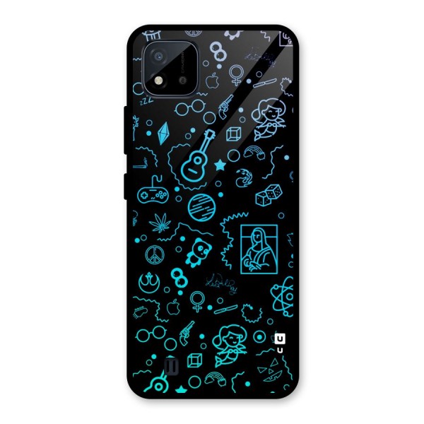 Joy Art Glass Back Case for Realme C11 2021