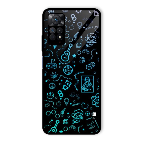 Joy Art Glass Back Case for Redmi Note 11 Pro