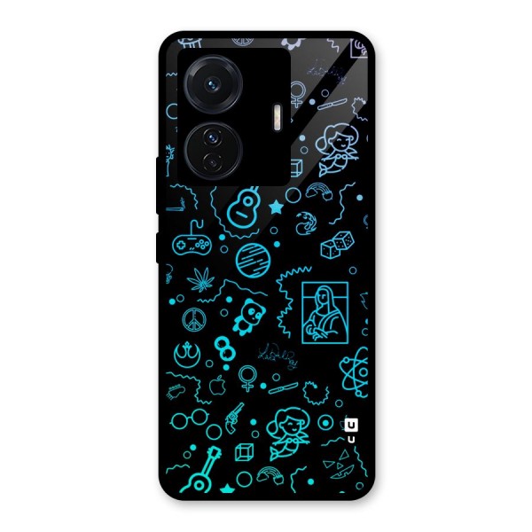 Joy Art Glass Back Case for Vivo T1 Pro