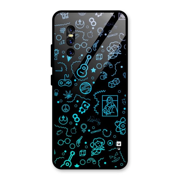 Joy Art Glass Back Case for Vivo V15 Pro