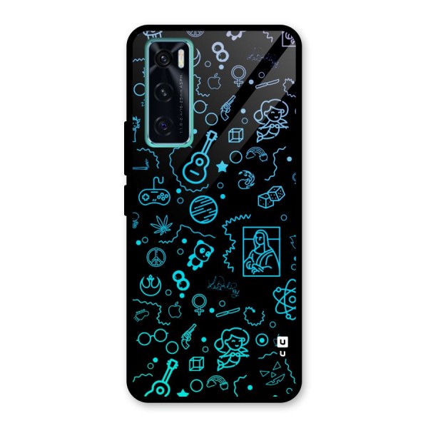 Joy Art Glass Back Case for Vivo V20 SE