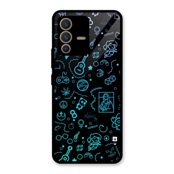 Joy Art Glass Back Case for Vivo V23 5G