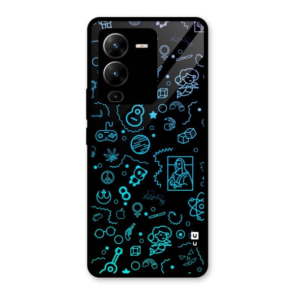 Joy Art Glass Back Case for Vivo V25 Pro