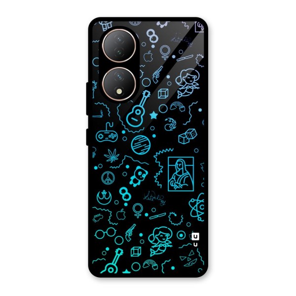 Joy Art Glass Back Case for Vivo Y100A