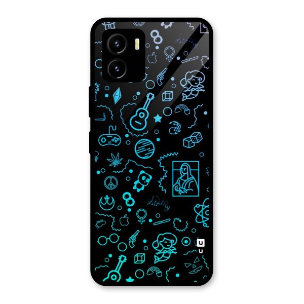 Joy Art Glass Back Case for Vivo Y15s