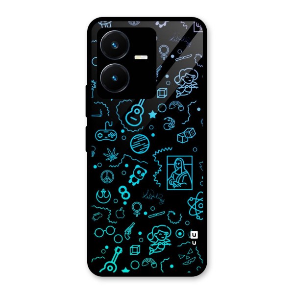 Joy Art Glass Back Case for Vivo Y22