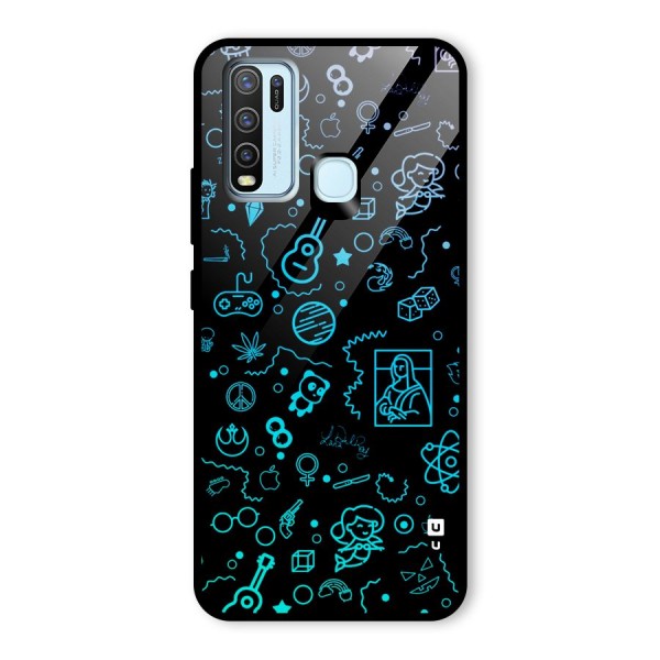 Joy Art Glass Back Case for Vivo Y30