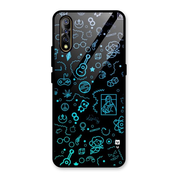 Joy Art Glass Back Case for Vivo Z1x