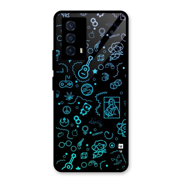 Joy Art Glass Back Case for Vivo iQOO Z5