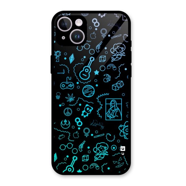 Joy Art Glass Back Case for iPhone 14 Plus