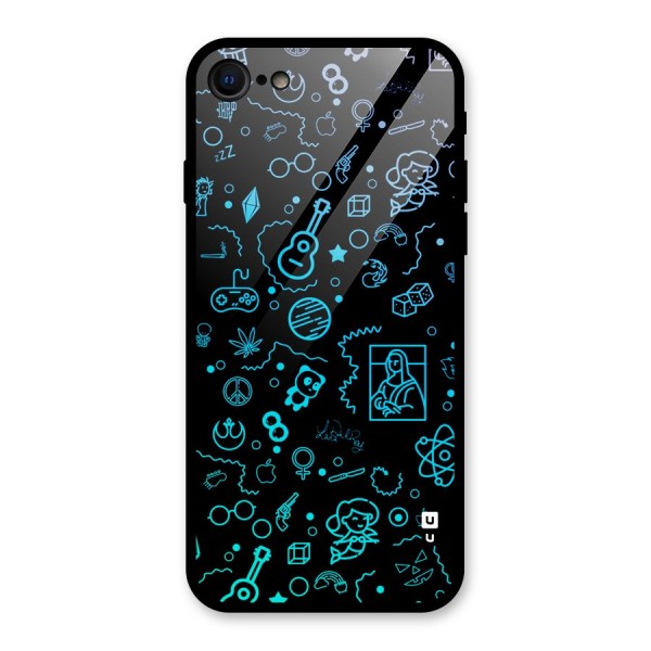 Joy Art Glass Back Case for iPhone 8