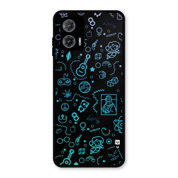 Joy Art Metal Back Case for Moto G73