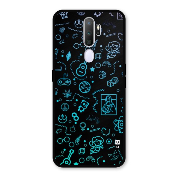 Joy Art Metal Back Case for Oppo A5 (2020)