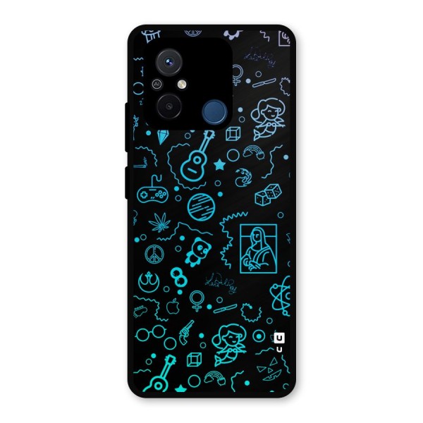 Joy Art Metal Back Case for Poco C55