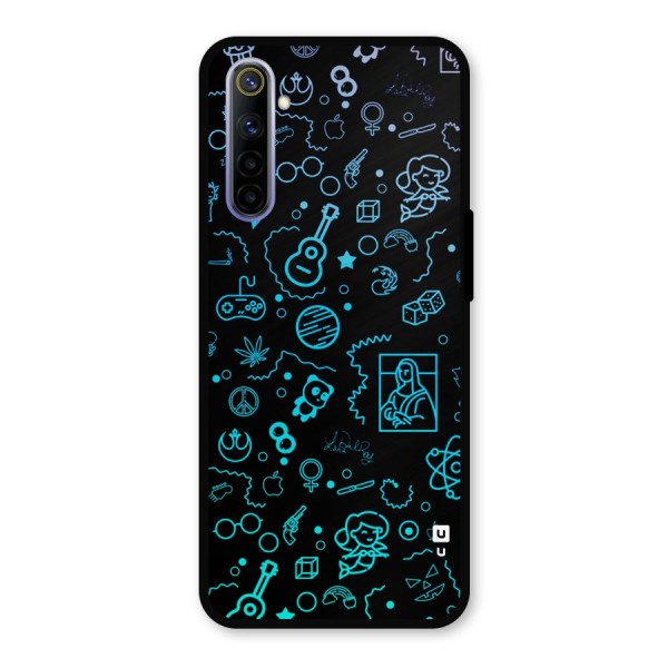 Joy Art Metal Back Case for Realme 6i